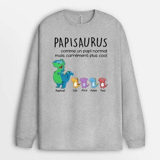 0030NFR1 present Personalisable ManchesLongues dinosaures papa papi