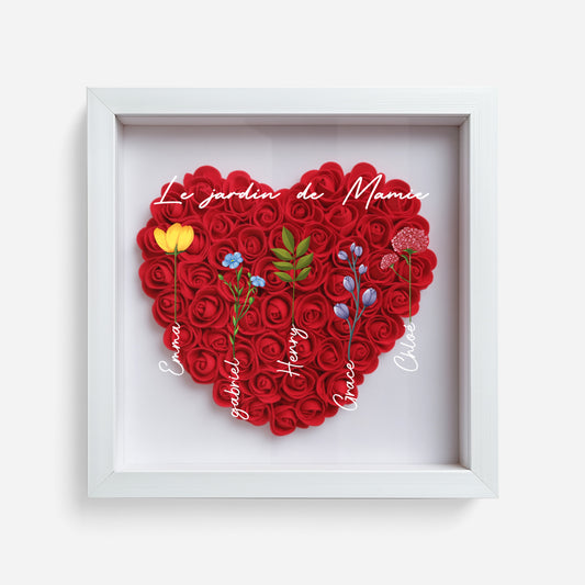 0065OFR1 boite a fleurs personnalisee pour mamie le jardin de mamie 0065otl7a