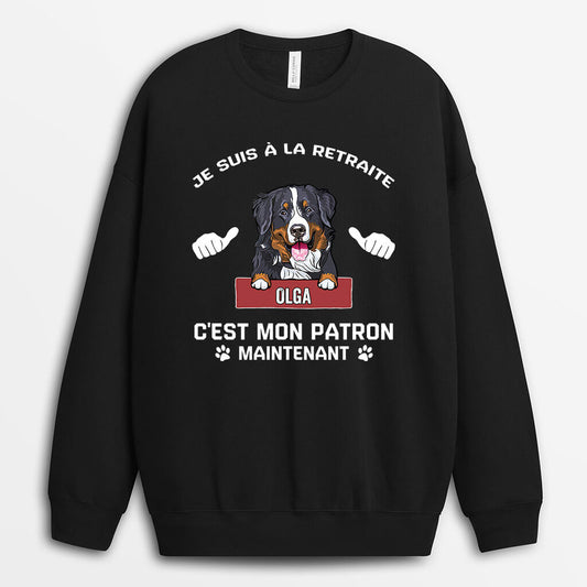 0168w220cFR2 present Personnalise Sweat shirt chien personnes_1