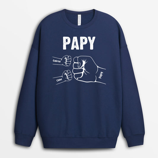 0263PFR2 bosse de poing de papi enfants coussin a personnaliser pour papy_5e8f2793 c6c0 4cf8 b5da dfec83b65a2f