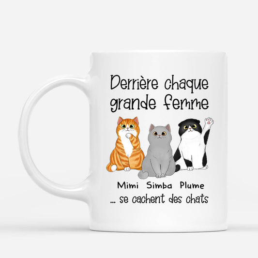 0763MFR1 Cadeau Personnalise Mug Chat Amoureux des Chats