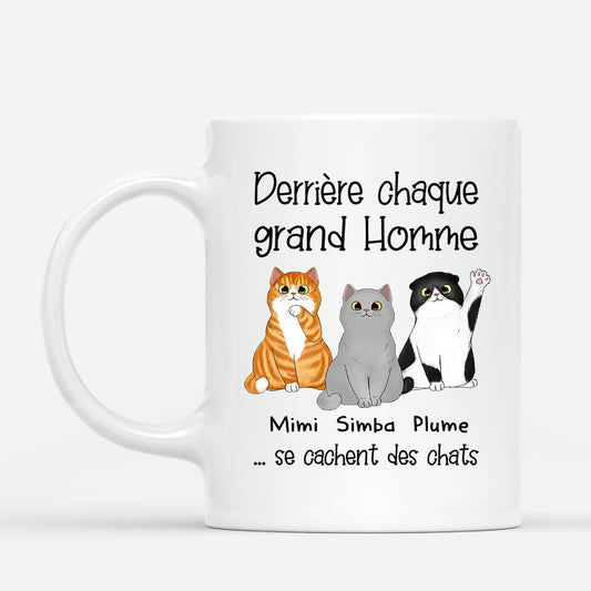 0763MFR1 Cadeau Personnalise Mug Chat Amoureux des Chats_3d91ad00 51e9 4bca b183 9964fd40d4ac