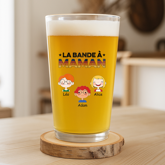 0793IFR2 verre a biere personnalise la bande a papy vintage 0793i8n7b