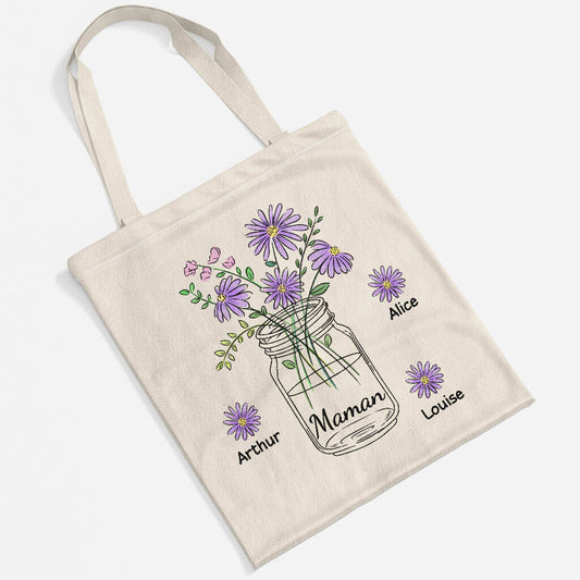 0863BFR2 vase de fleurs de maman tote bag personnalise maman_af124f95 c77a 485d 8b9c 6abf35f88e5d