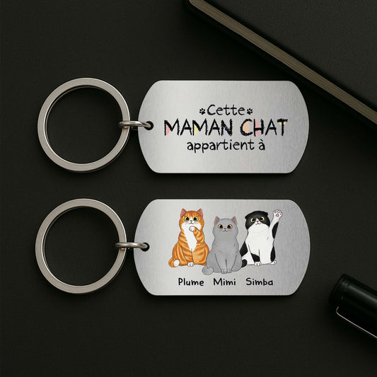 0938JFR2 porte cle aluminium personnalise ce papa chat appartient a 0938j8t8d_375f957a 2c2c 4342 bf9b 95d93182a630