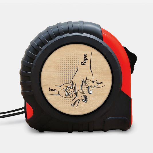 0945OFR1 metre ruban personnalisable papa tenant les mains 0945o