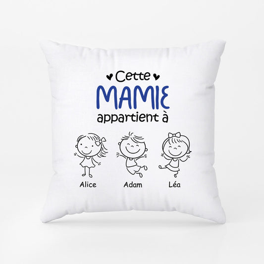 0959PFR2 Cadeau Personnalise Coussin Mamie Maman