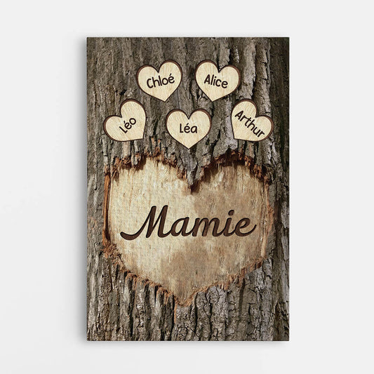 0973CFR1 Cadeau Personnalise Toile Coeur Maman Mamie_db75e0dc 5009 437e b6d0 d49a67ada96d