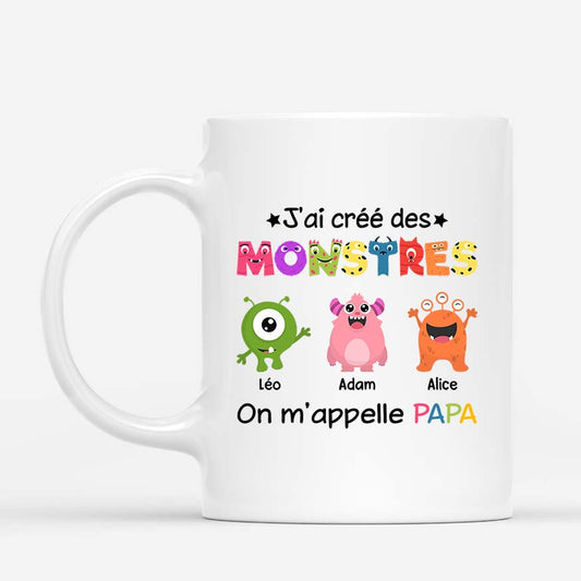 0978MFR1 Cadeau Personnalise Monstres Mug Papy Papa_1be39f4d 1f5f 426e aa69 bf8c2e6928d2