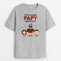 1005AFR2 Cadeau Personnalise T shirt Incroyable Papy Papa
