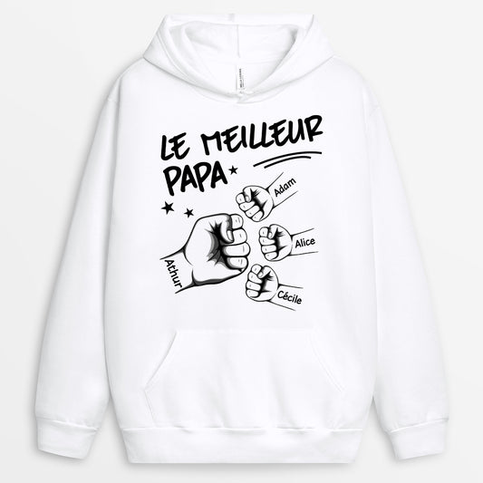 1006AFR1 Cadeau Personnalise T shirt Poing Papy Papa_a5e224d5 6c4b 4457 bac5 5aa8c7763d03