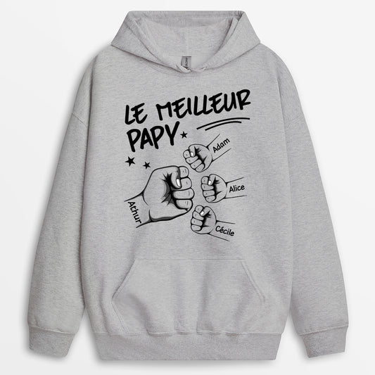 1006AFR2 Cadeau Personnalise T shirt Poing Papy Papa_3750f657 a524 4ce4 8701 09590bae3844