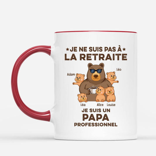 1044MFR2 Cadeau Personnalise Mug Professionnelle Papa Papi
