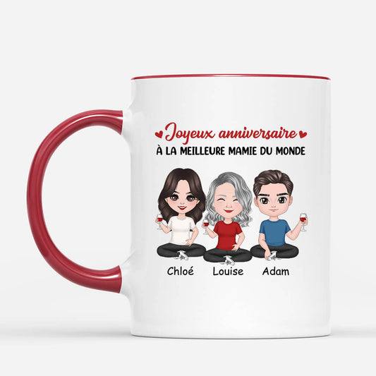 1095MFR2 Cadeau Personnalise Mug meilleure Maman anniversaire
