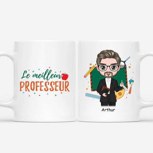 1096MFR1 Cadeau Personnalise Mug Meilleur Professeur