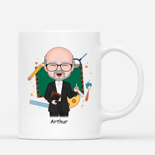 1096MFR2 Cadeau Personnalise Mug Meilleur Professeur
