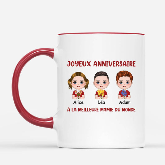 1097MFR2 Cadeau Personnalise Mug meilleure Maman anniversaire
