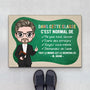 1098DFR1 Cadeau Personnalise Paillasson Normal Classe Professeur