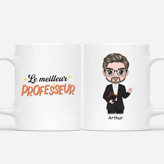 1100MFR1 Cadeau Personnalise Mug Meilleur Professeur