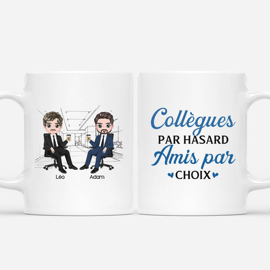1123MFR1 Cadeau Personnalise Mug Hasard Choix Collegue