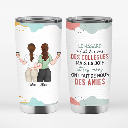 1125TFR1 Cadeau Personnalise Gobelet Hasard Joie Rires Amies Collegues