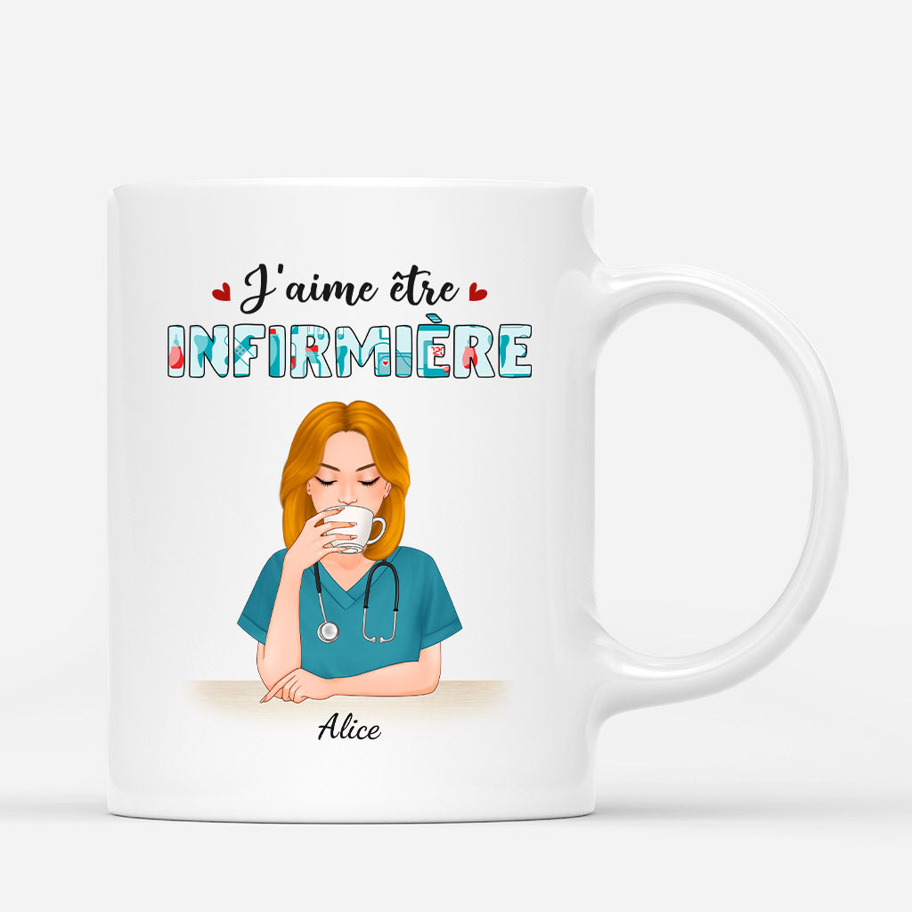 ▷ Mug infirmière - Tasse personnalisée - Cadeau original