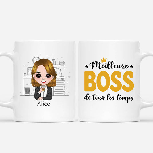 1150MFR1 Cadeau Personnalise Mug Meilleur Boss Collegue