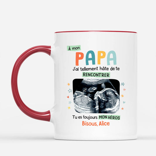 1173MFR2 Cadeau Personnalise Mug Hate Rencontrer Papa Pere