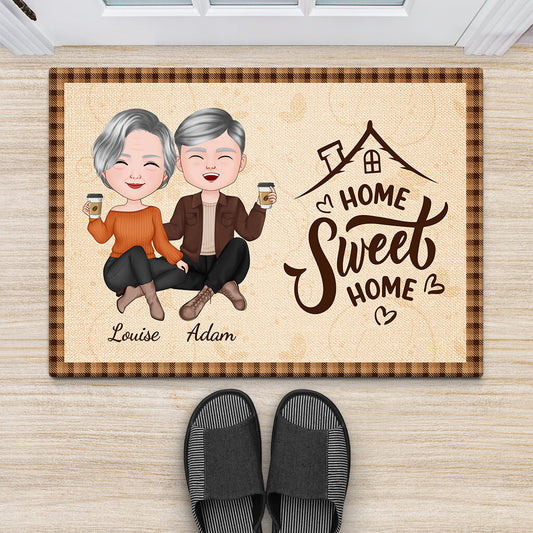1212DFR2 Cadeau Personnalise Paillasson Sweet Home Couple Amoureux_0fcb0b44 3f2f 4142 b127 907bed4cb971