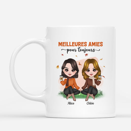 1214MFR1 Cadeau Personnalise Mug Meilleures Amies Toujours Automne Pre Vert Amie_08472c10 52c7 4b5b a977 0507f2ab09e9