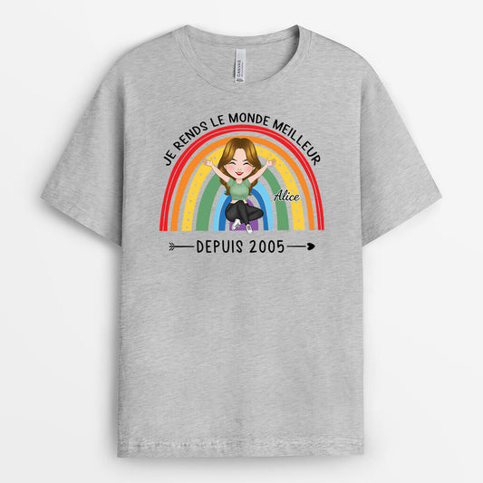 1237AFR2 t shirt rendre le monde meilleur depuis 30eme anniversaire personnalise_70f7047d de0a 4aa9 82ef 7ca7ffcc5b0e