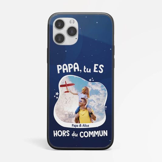 1254FFR1 coque de telephone iphone 11 papa tu es hors du commun personnalisee