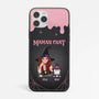 1313FFR1 coque de telephone iphone 12 maman chat sorciere halloween personnalisee