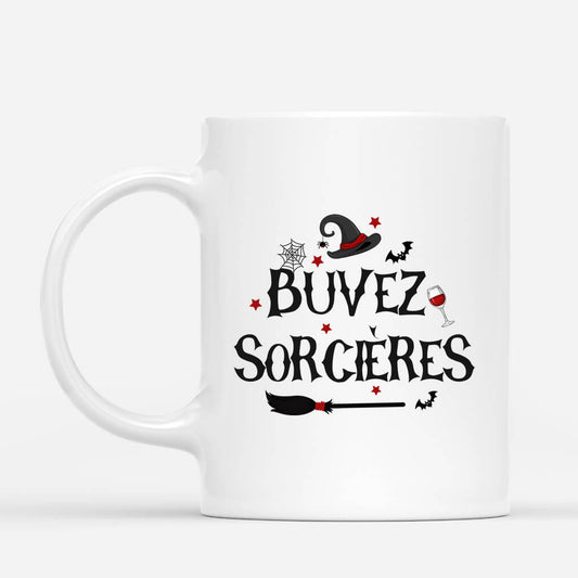 1327MFR2 mug buvez sorcieres personnalise
