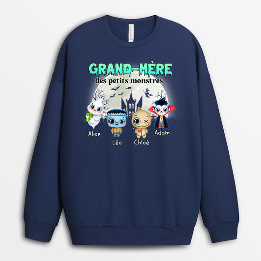 1330WFR1 sweatshirt grand mere des petits monstres personnalise
