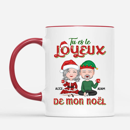 1365MFR2 mug tu es le joyeux de mon noel personnalise