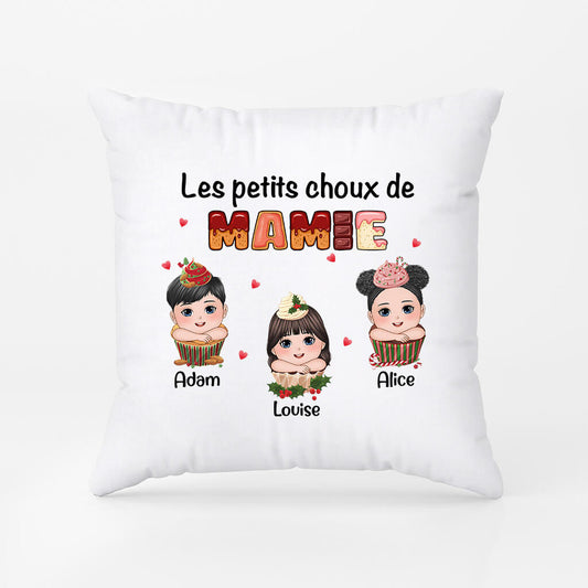 1396PFR2 coussin les petits choux de maman personnalise