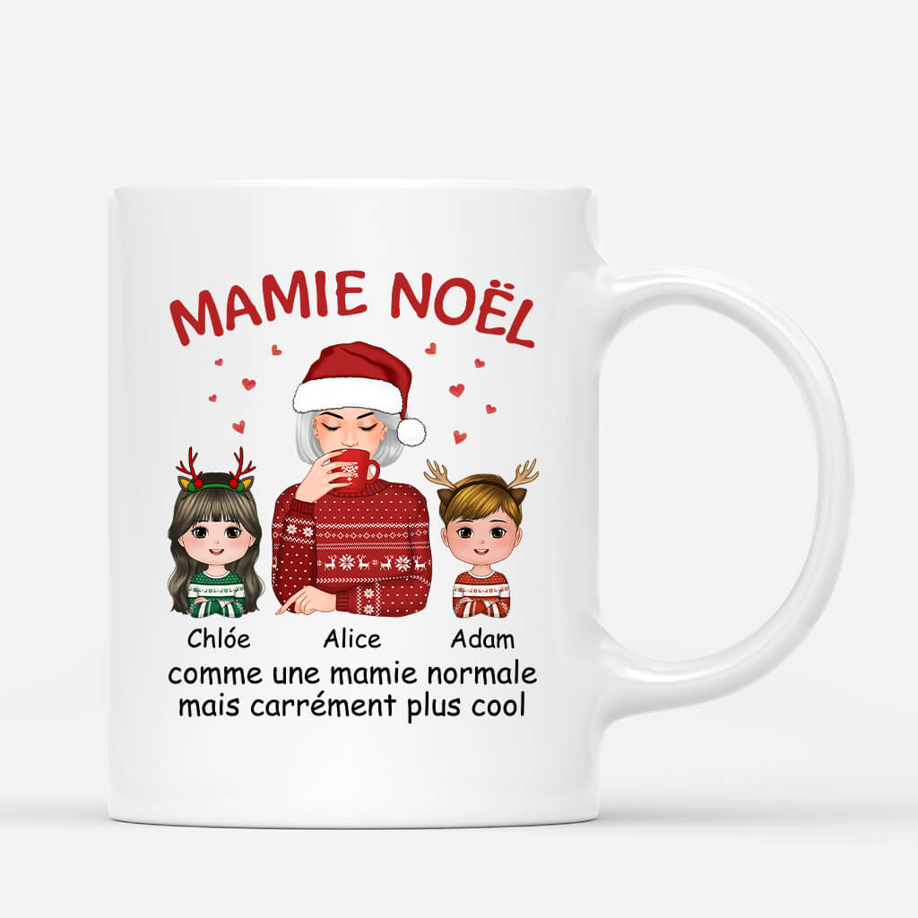 Mug Personnalisé Noël Meilleure Amie, Tasse de Noël pour les