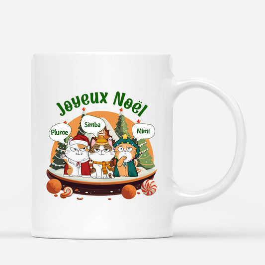 1446MFR1 mug joyeux miaou noel personnalise