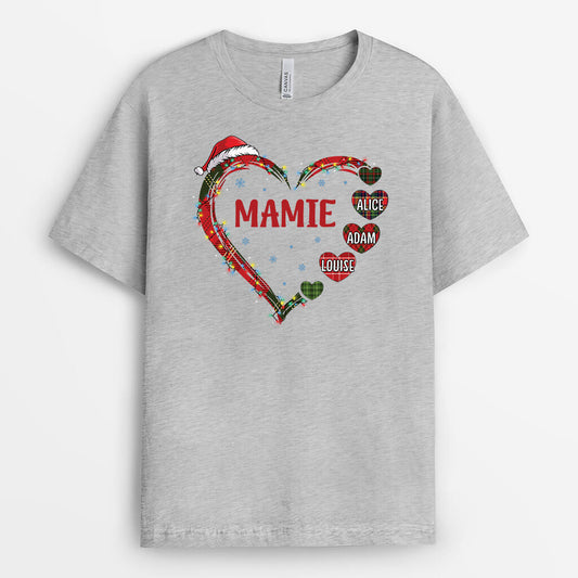 1520AFR2 t shirt mamie noel personnalise