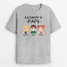 1527AFR2 t shirt la bande de papa personnalise