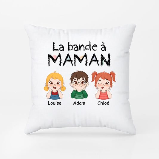 1527PFR1 coussin la bande a maman personnalise