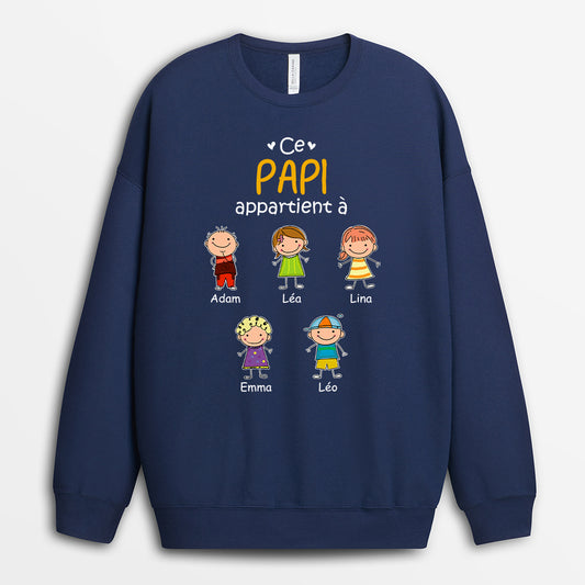 1551AFR2 t shirt ce papa papy appartient a version mingonne personnalise_f8199ba6 5850 4d32 b191 e03fb39bd0d7