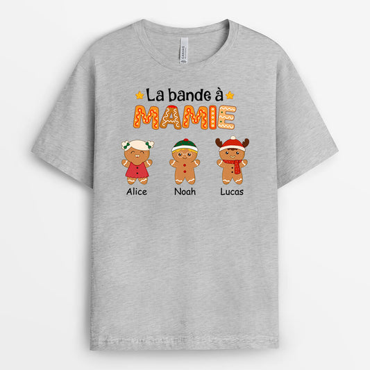 1619AFR2 t shirt la bande de mamie personnalise
