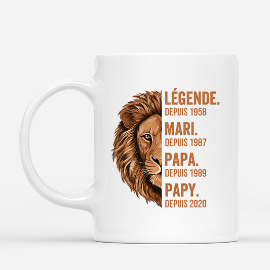 1632MFR1 mug legende papa papy lion personnalise_dc3288f5 7361 4842 9b84 ae8d6d519dad