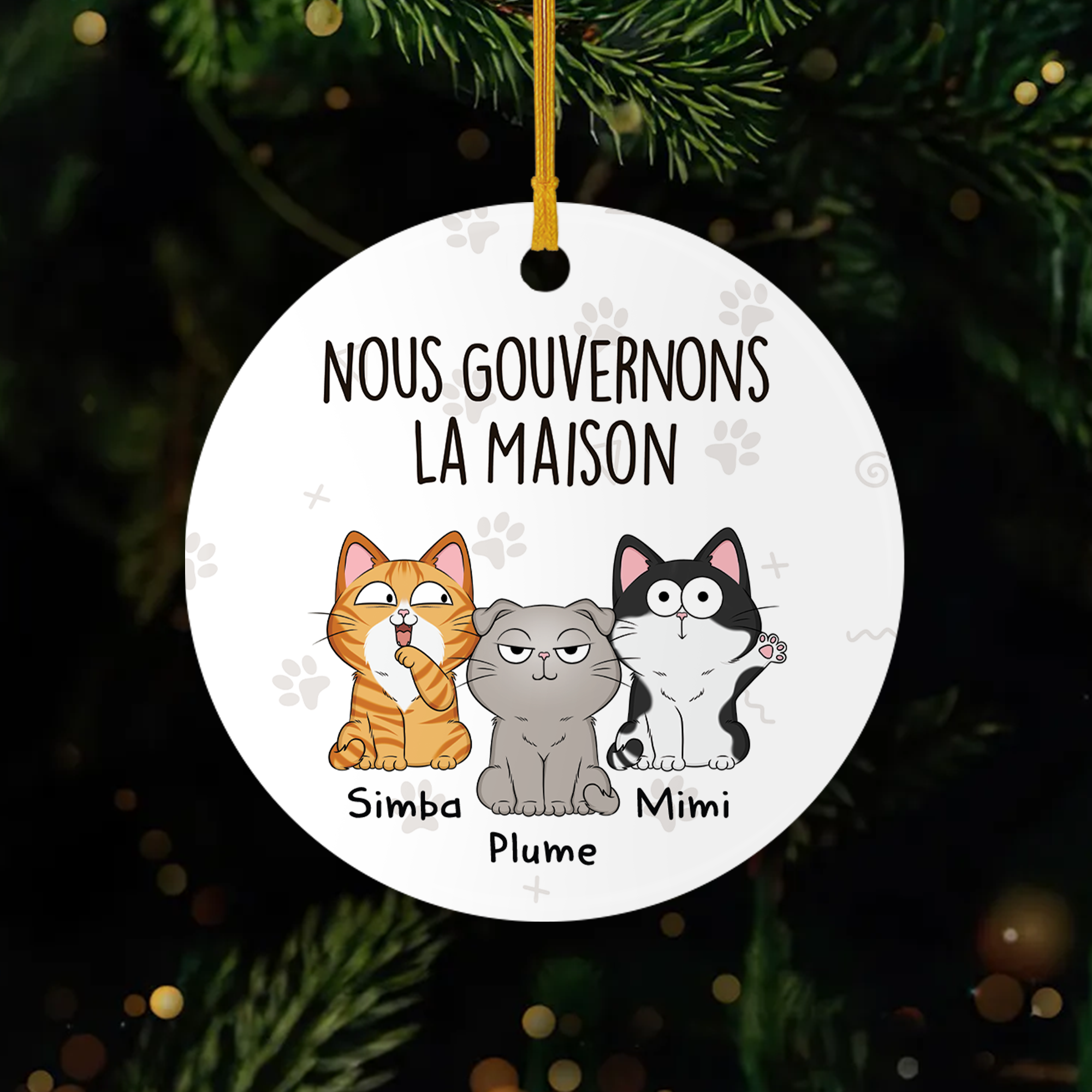 1662OFR1 ornement ceramique personnalise on fait la loi a la maison 1662o3n8d