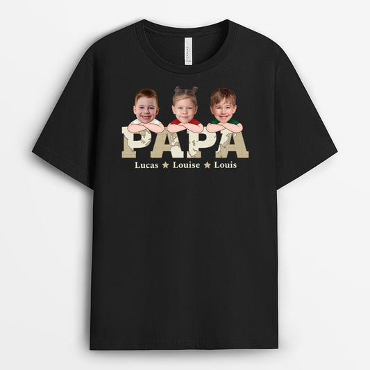 1717AFR1 t shirt papa personnalise
