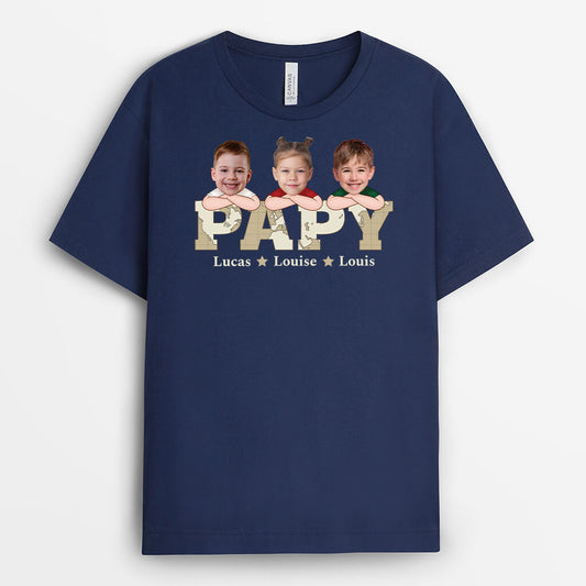 1717AFR2 t shirt papa personnalise