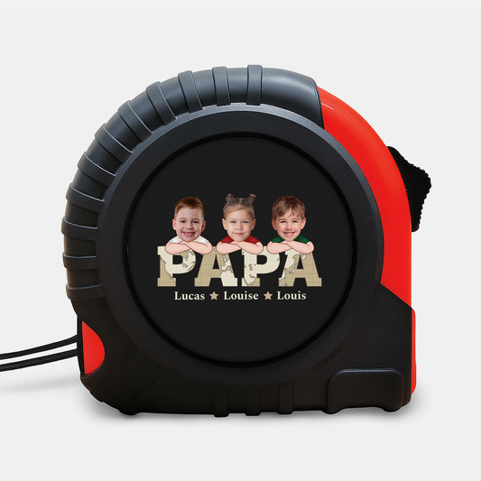 1717OFR1 metre ruban personnalisable pour papa photos des enfants 1717okhb