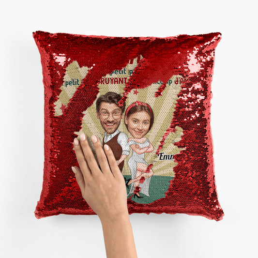 1820PFR2 coussin sequin cest nous personnalise